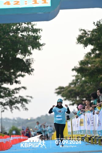 Race photo from KBP City Run 2024