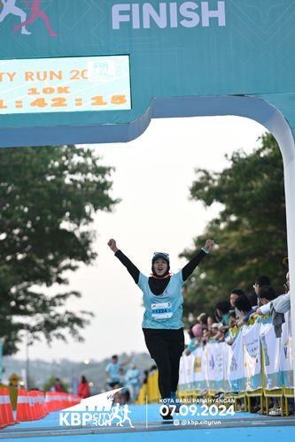 Race photo from KBP City Run 2024