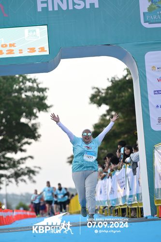 Race photo from KBP City Run 2024