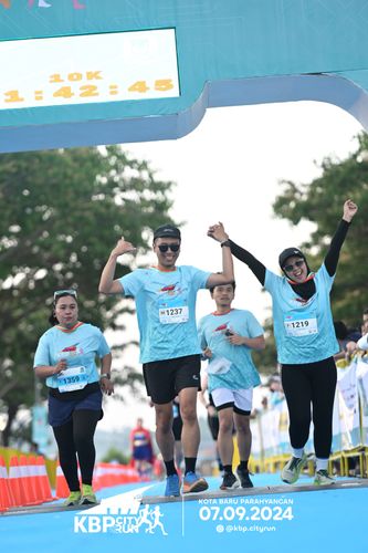 Race photo from KBP City Run 2024