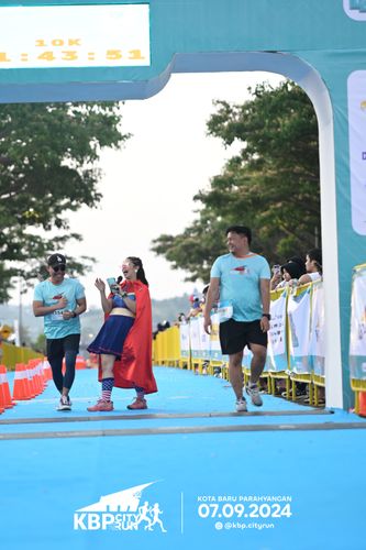 Race photo from KBP City Run 2024