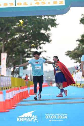 Race photo from KBP City Run 2024