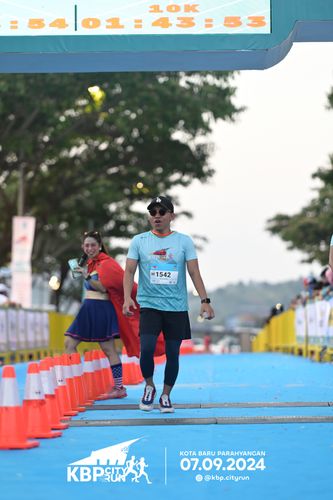 Race photo from KBP City Run 2024