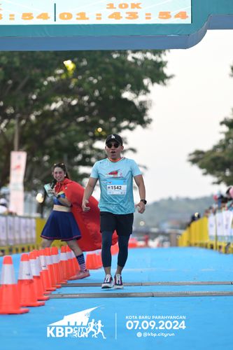 Race photo from KBP City Run 2024