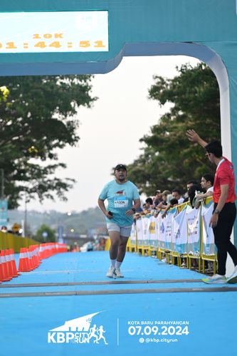 Race photo from KBP City Run 2024