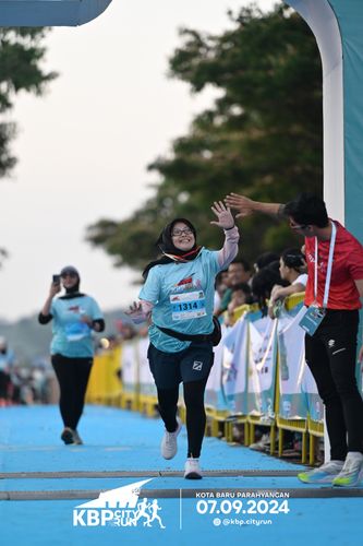 Race photo from KBP City Run 2024