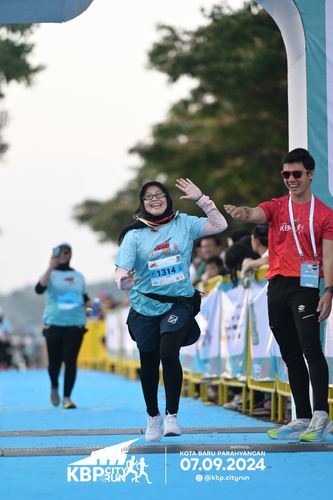 Race photo from KBP City Run 2024