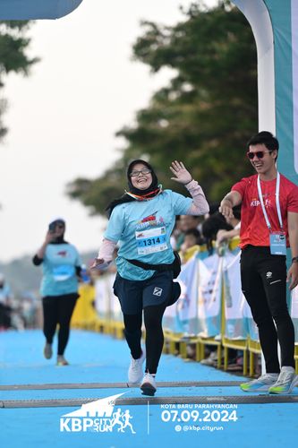 Race photo from KBP City Run 2024