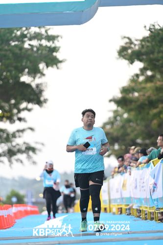Race photo from KBP City Run 2024
