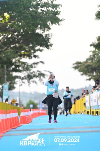 Race photo from KBP City Run 2024