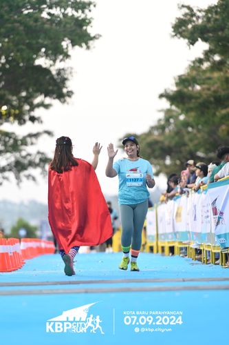 Race photo from KBP City Run 2024