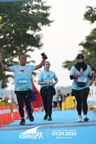 Race photo from KBP City Run 2024