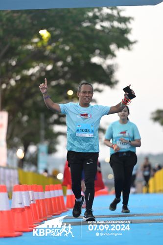 Race photo from KBP City Run 2024