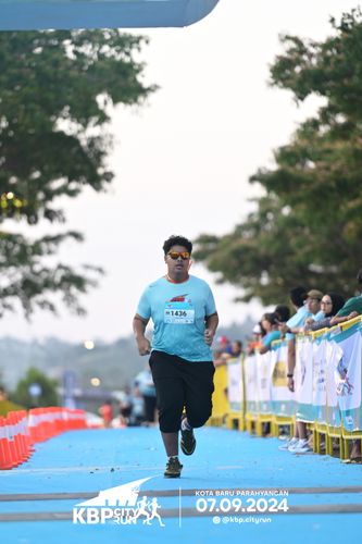Race photo from KBP City Run 2024