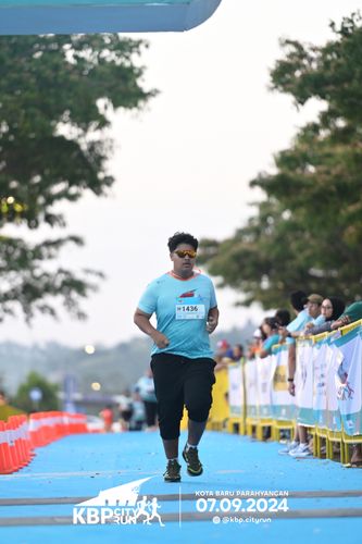 Race photo from KBP City Run 2024