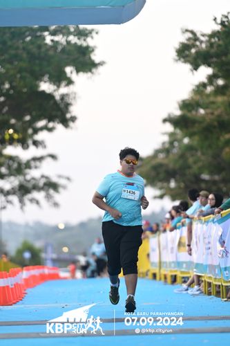 Race photo from KBP City Run 2024