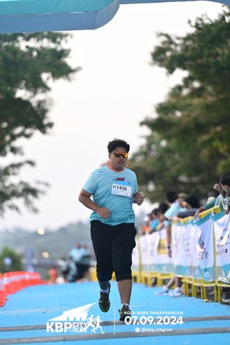 Race photo from KBP City Run 2024