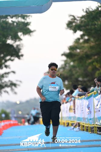 Race photo from KBP City Run 2024
