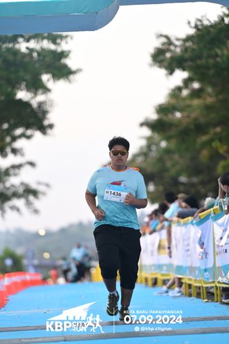 Race photo from KBP City Run 2024