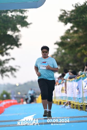 Race photo from KBP City Run 2024