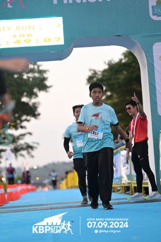Race photo from KBP City Run 2024