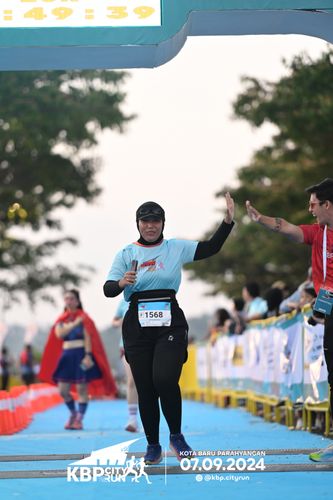 Race photo from KBP City Run 2024
