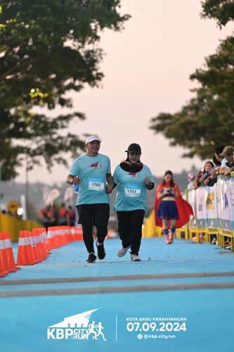 Race photo from KBP City Run 2024