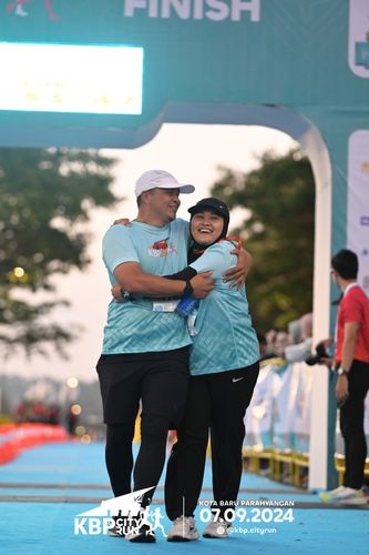 Race photo from KBP City Run 2024
