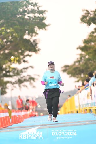 Race photo from KBP City Run 2024