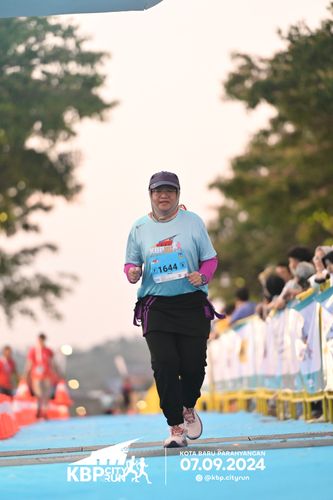 Race photo from KBP City Run 2024