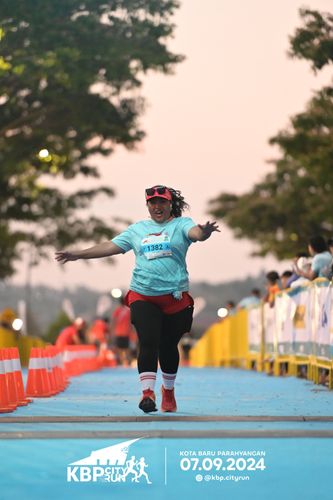 Race photo from KBP City Run 2024