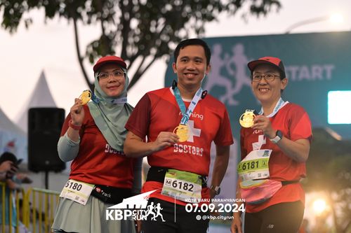 Race photo from KBP City Run 2024