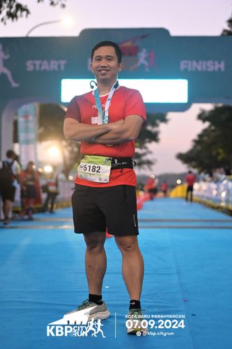 Race photo from KBP City Run 2024