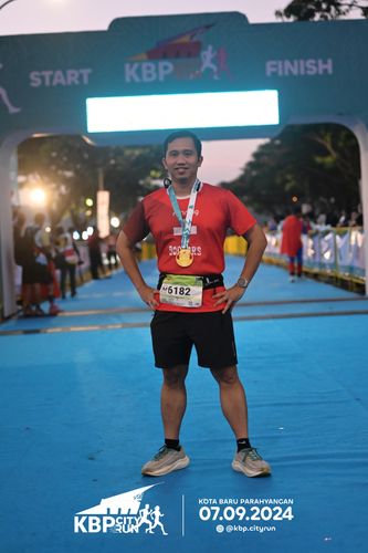 Race photo from KBP City Run 2024