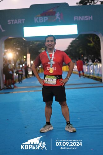 Race photo from KBP City Run 2024