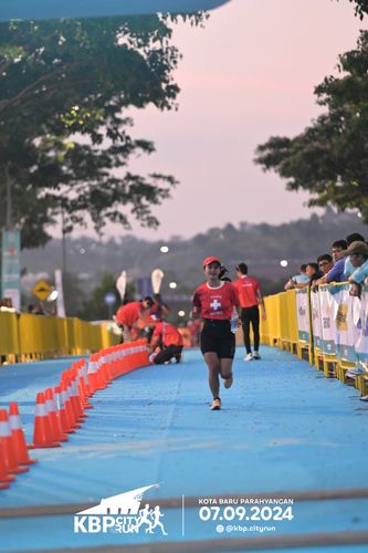 Race photo from KBP City Run 2024