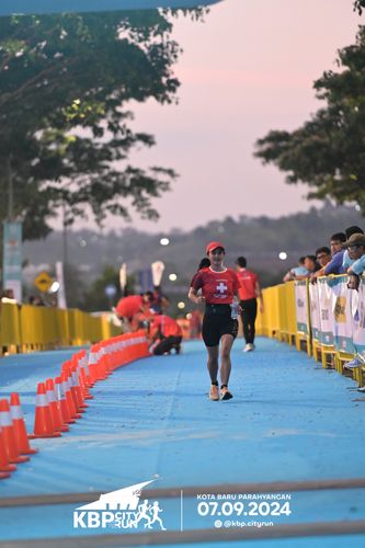 Race photo from KBP City Run 2024