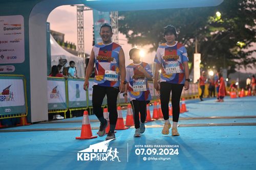 Race photo from KBP City Run 2024