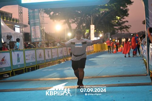 Race photo from KBP City Run 2024