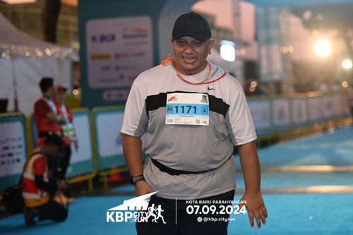 Race photo from KBP City Run 2024