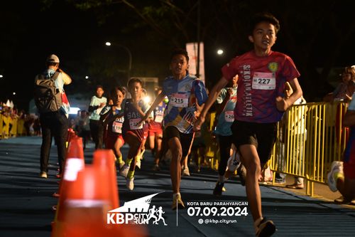 Race photo from KBP City Run 2024