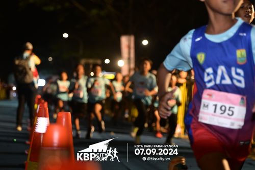 Race photo from KBP City Run 2024
