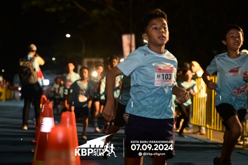 Race photo from KBP City Run 2024