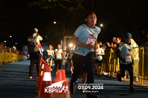 Race photo from KBP City Run 2024