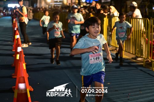 Race photo from KBP City Run 2024