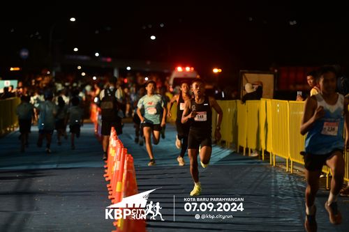 Race photo from KBP City Run 2024