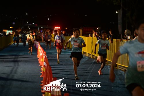 Race photo from KBP City Run 2024
