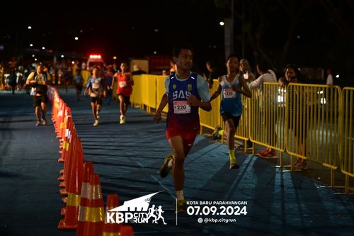 Race photo from KBP City Run 2024