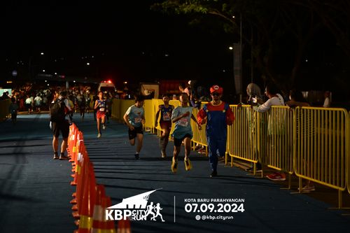 Race photo from KBP City Run 2024