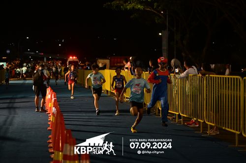 Race photo from KBP City Run 2024